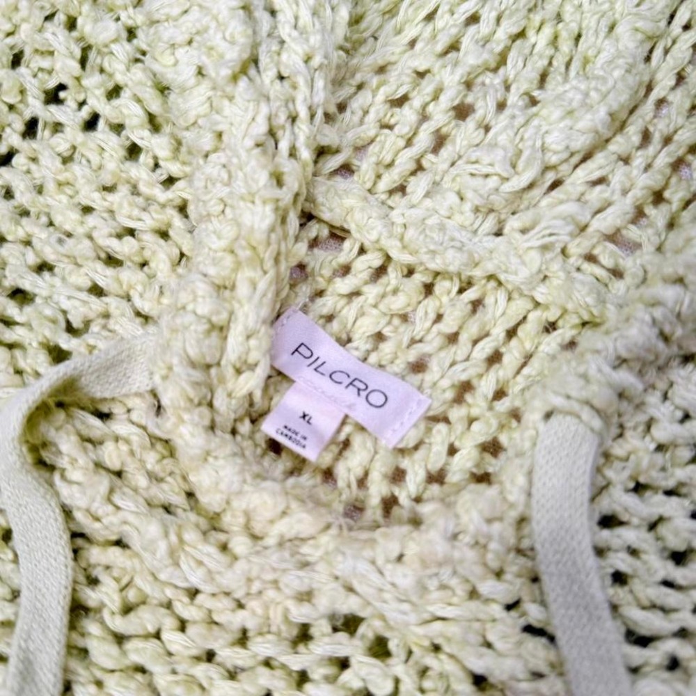 Pilcro sailcloth Textured Knit Hoodie – Size XL (Fits L/XL, Oversized) - Picture 7 of 9